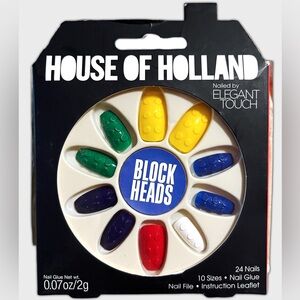 Sold out vintage Block Heads full set Y2K Lego nails NWT